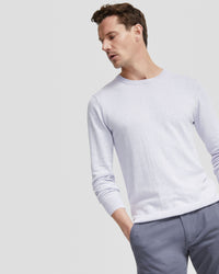 BASIC CREW NECK CASHMERE BLEND TOP MENS KNITWEAR