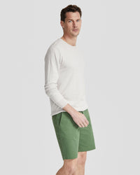 BASIC CREW NECK CASHMERE BLEND TOP MENS KNITWEAR