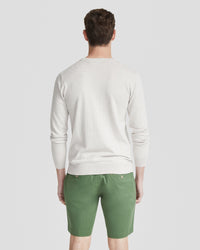 BASIC CREW NECK CASHMERE BLEND TOP MENS KNITWEAR