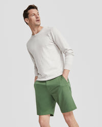 BASIC CREW NECK CASHMERE BLEND TOP MENS KNITWEAR