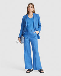 LUCY RIB V-NECK KNITTED TOP WOMENS KNITWEAR