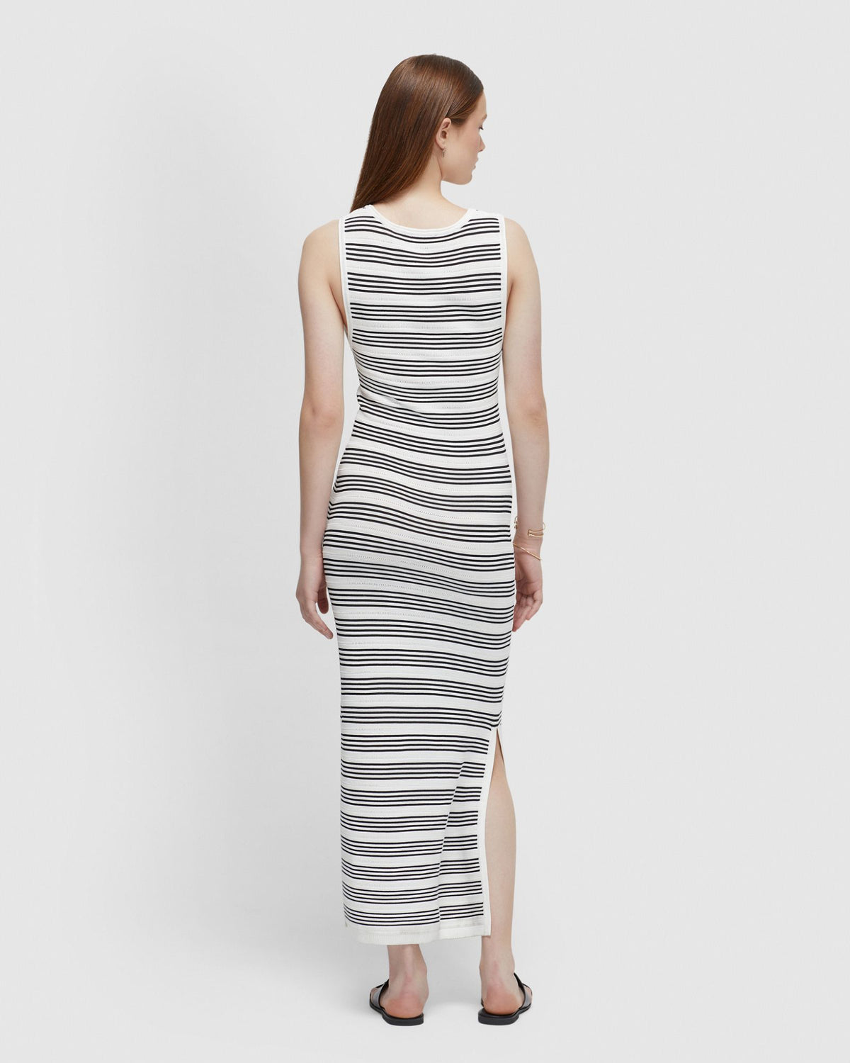 JACKIE STRIPE KNITTED DRESS WOMENS DRESSES