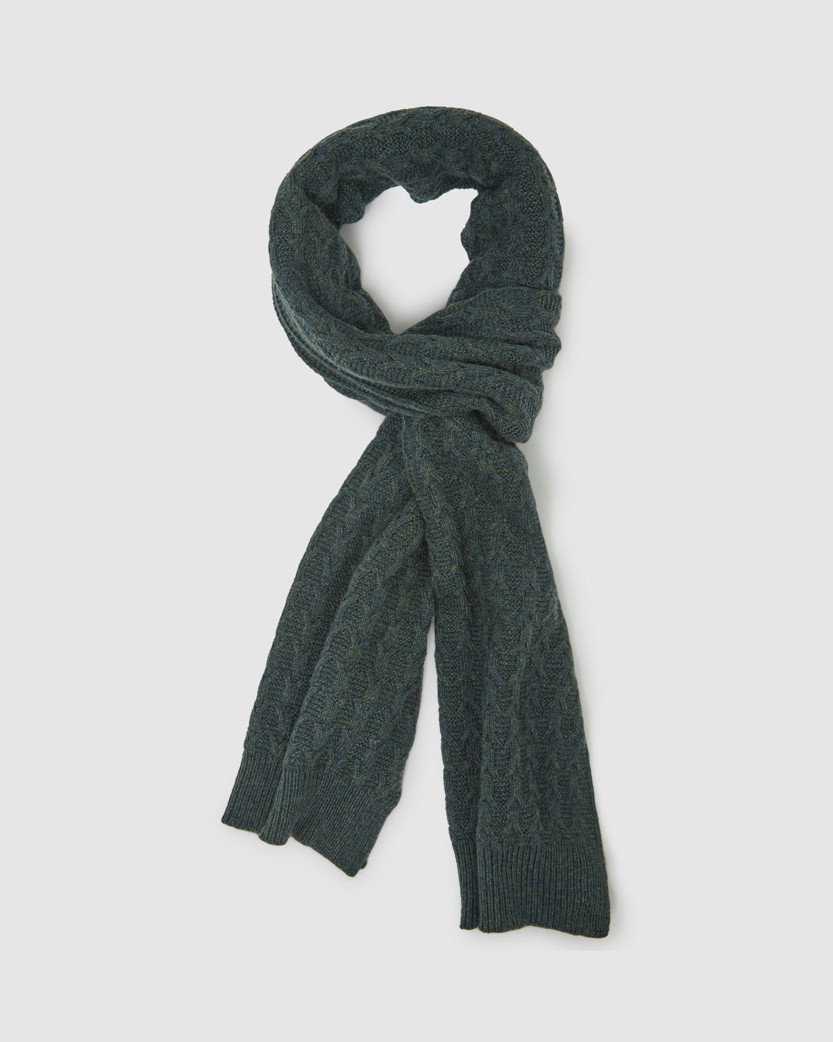 FELIX CABLE KNIT SCARF MENS ACCESSORIES