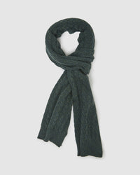 FELIX CABLE KNIT SCARF MENS ACCESSORIES
