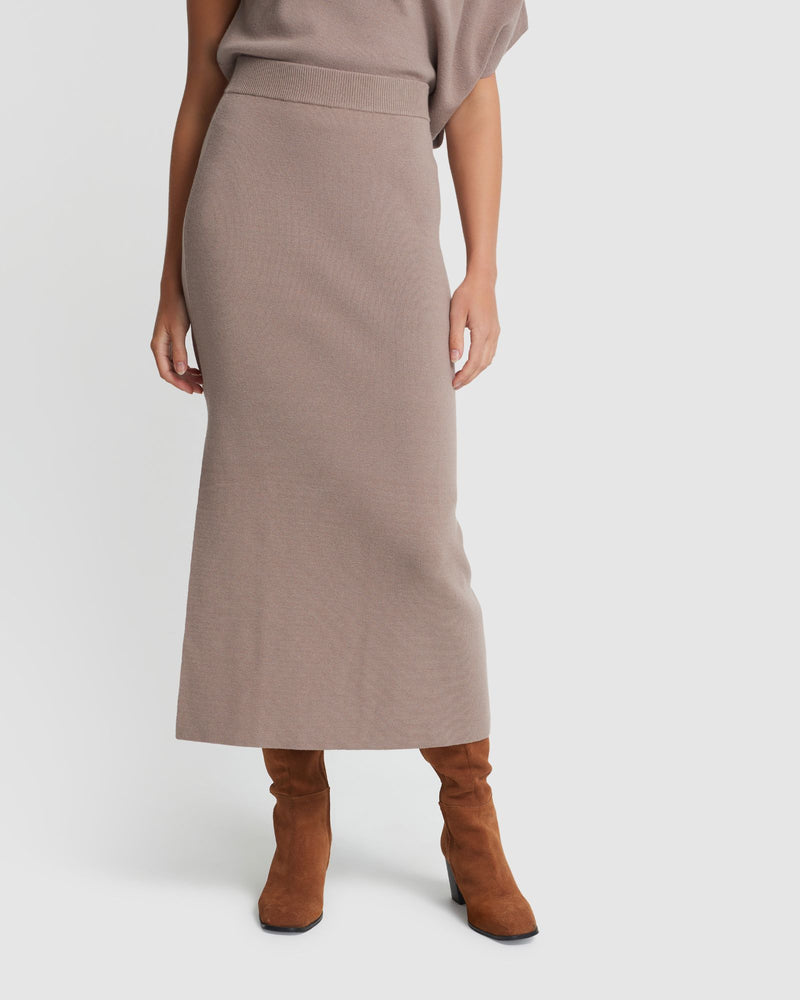EVIE KNITTED SKIRT WOMENS SKIRTS