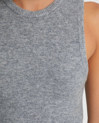 ANGELICA YAK BLEND KNITTED TANK WOMENS KNITWEAR