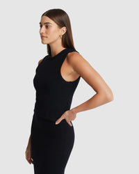 ANGELICA YAK BLEND KNITTED TANK WOMENS KNITWEAR