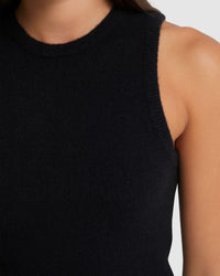 ANGELICA YAK BLEND KNITTED TANK WOMENS KNITWEAR