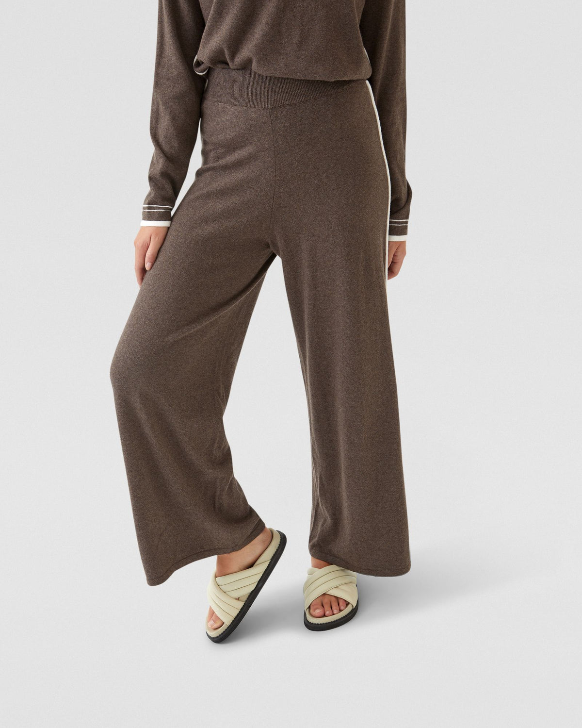 CARLA KNITTED PANTS WITH PIPING - AVAILABLE ~ 1-2 weeks WOMENS PANTS