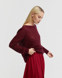 Aster Mohair Blend Soft Knit