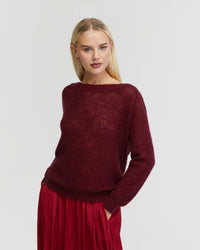 Aster Mohair Blend Soft Knit