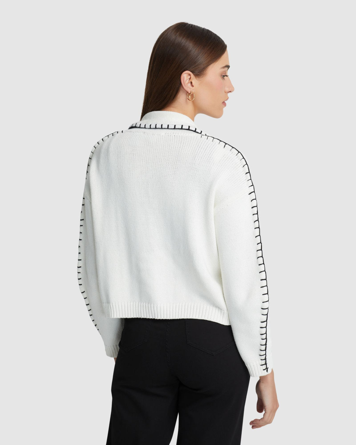 CLAUDINE COTTON CARDIGAN WOMENS KNITWEAR