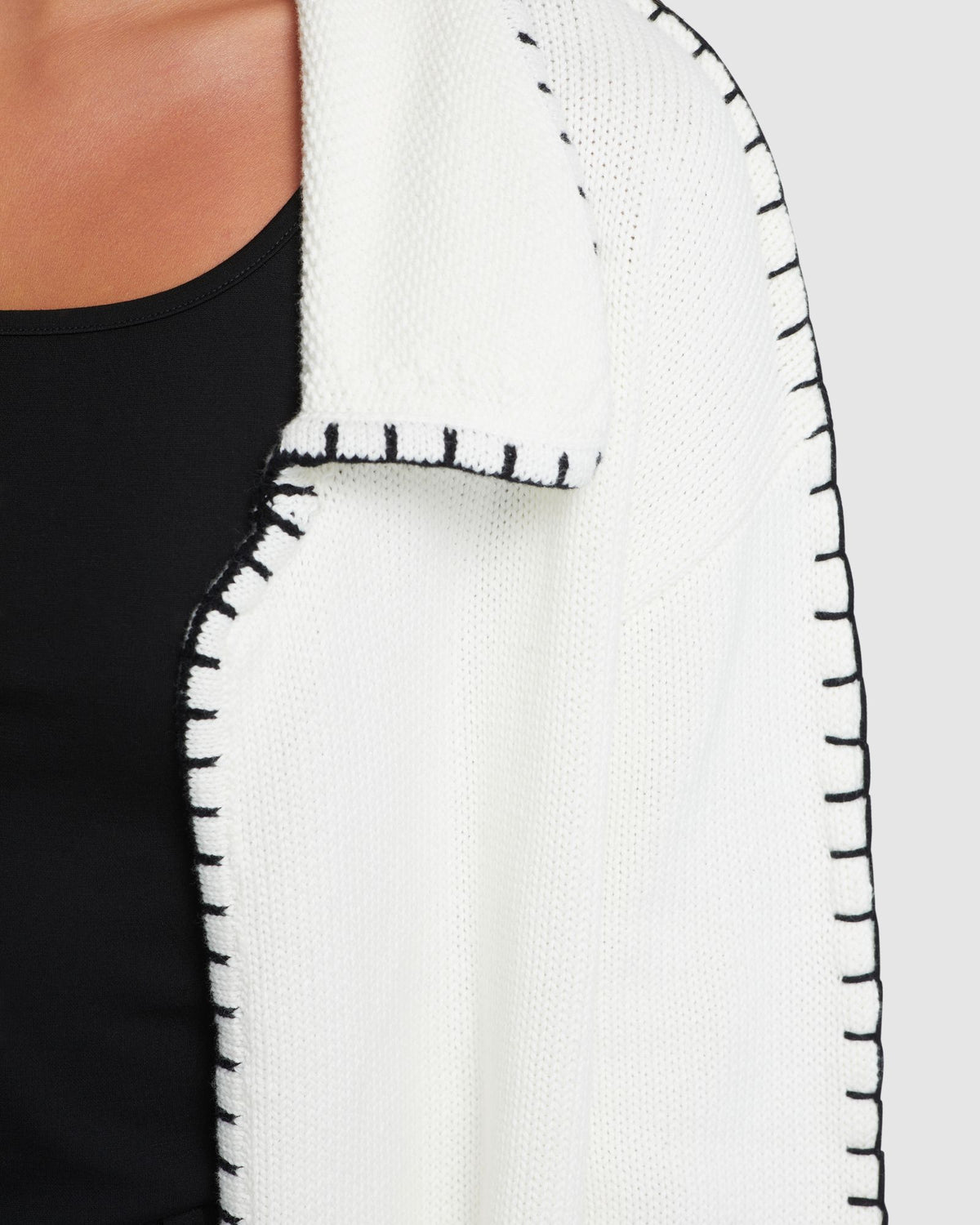 CLAUDINE COTTON CARDIGAN WOMENS KNITWEAR