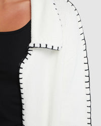 CLAUDINE COTTON CARDIGAN WOMENS KNITWEAR