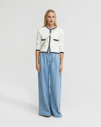 OLIVE CARDIGAN JACKET WOMENS KNITWEAR