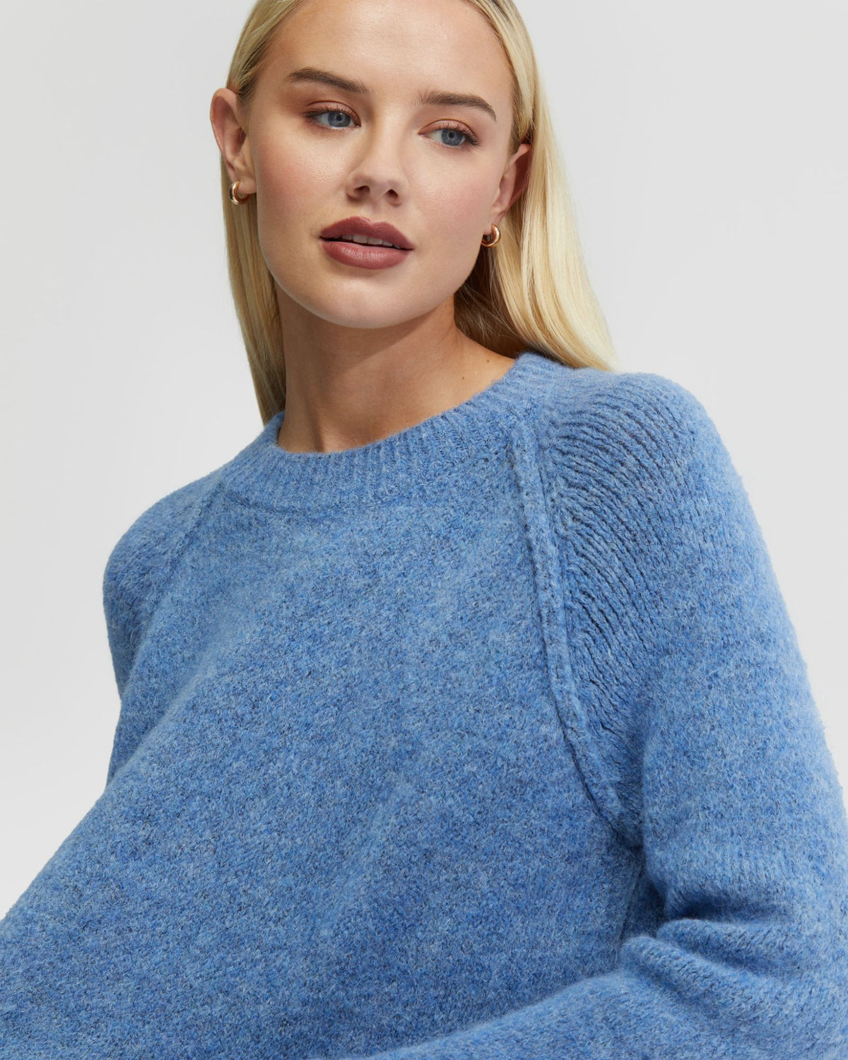 MEI ALPACA BLEND SOFT KNIT TOP - AVAILABLE ~ 1-2 weeks WOMENS KNITWEAR