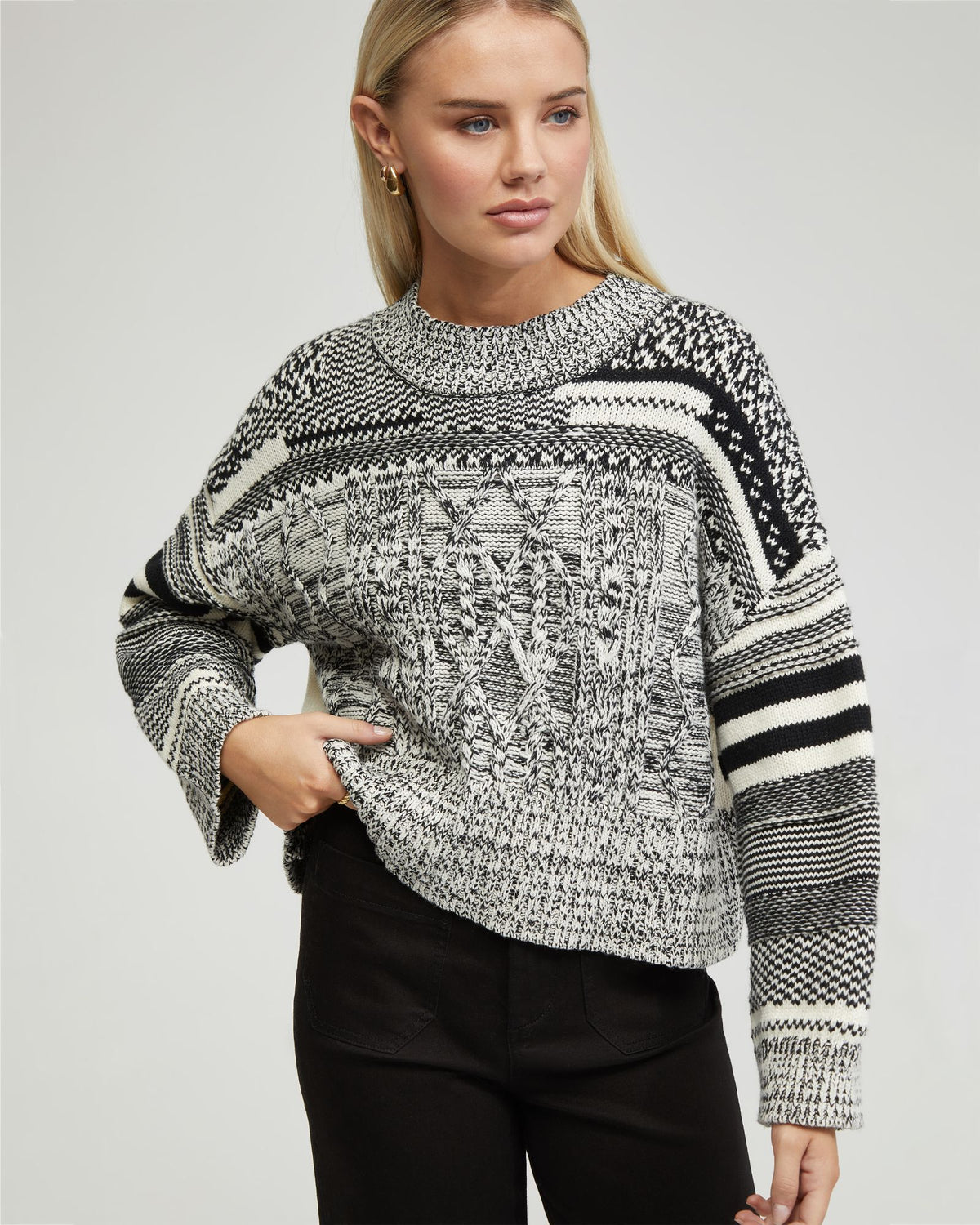 SAVANNAH CABLE KNIT - AVAILABLE ~ 1-2 weeks WOMENS KNITWEAR