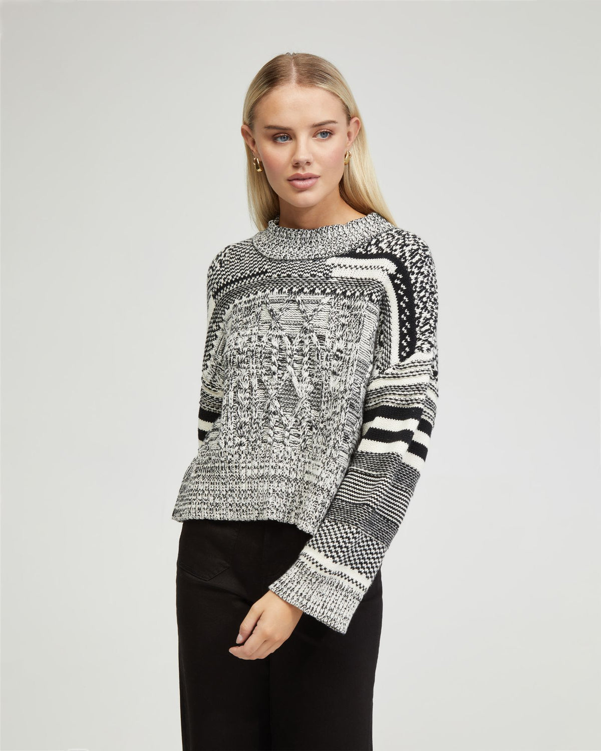 SAVANNAH CABLE KNIT - AVAILABLE ~ 1-2 weeks WOMENS KNITWEAR