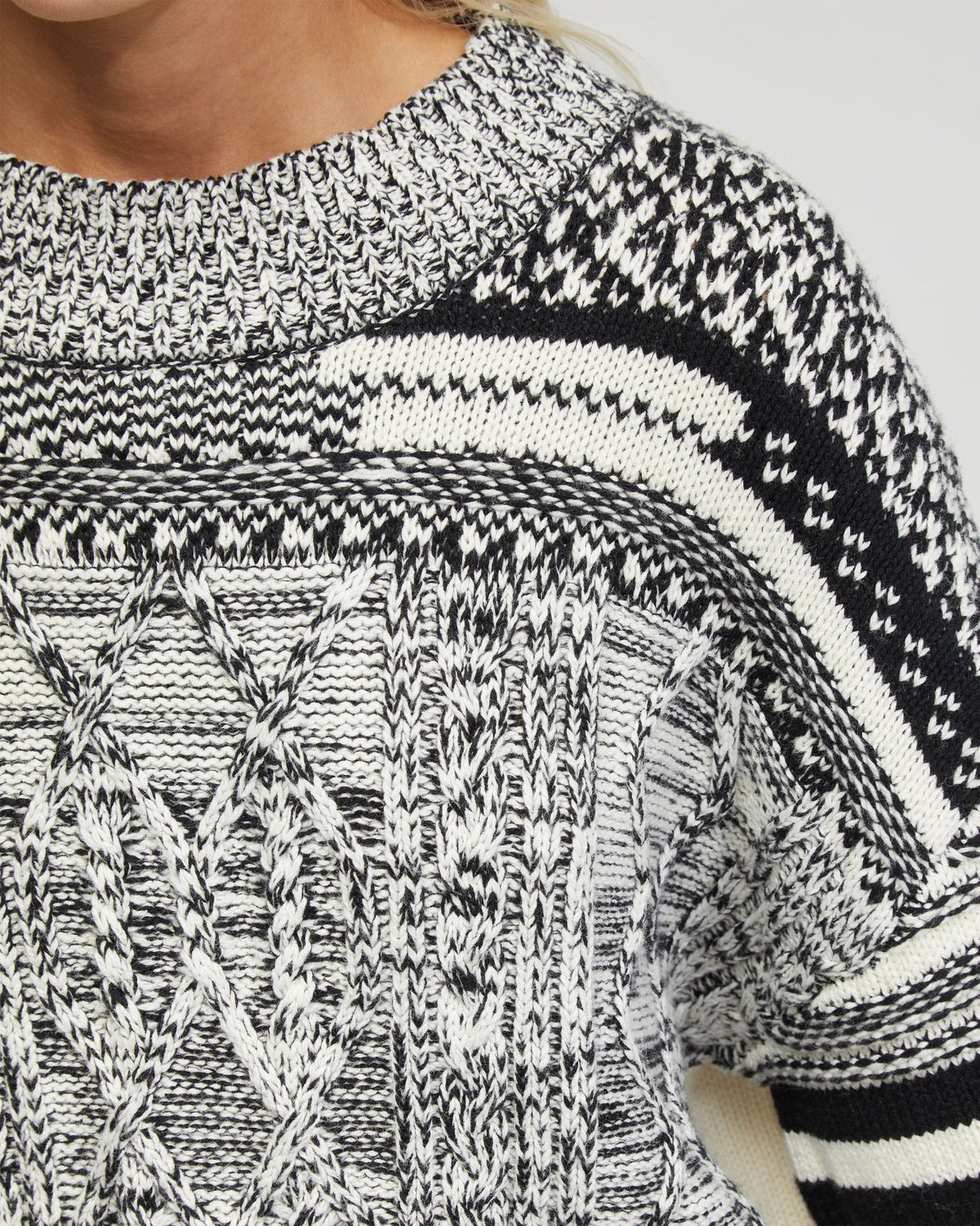 SAVANNAH CABLE KNIT - AVAILABLE ~ 1-2 weeks WOMENS KNITWEAR