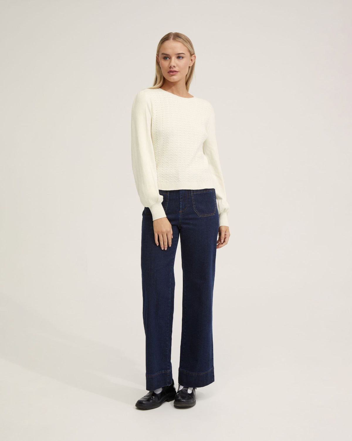 Kirstin Cable Knit Top