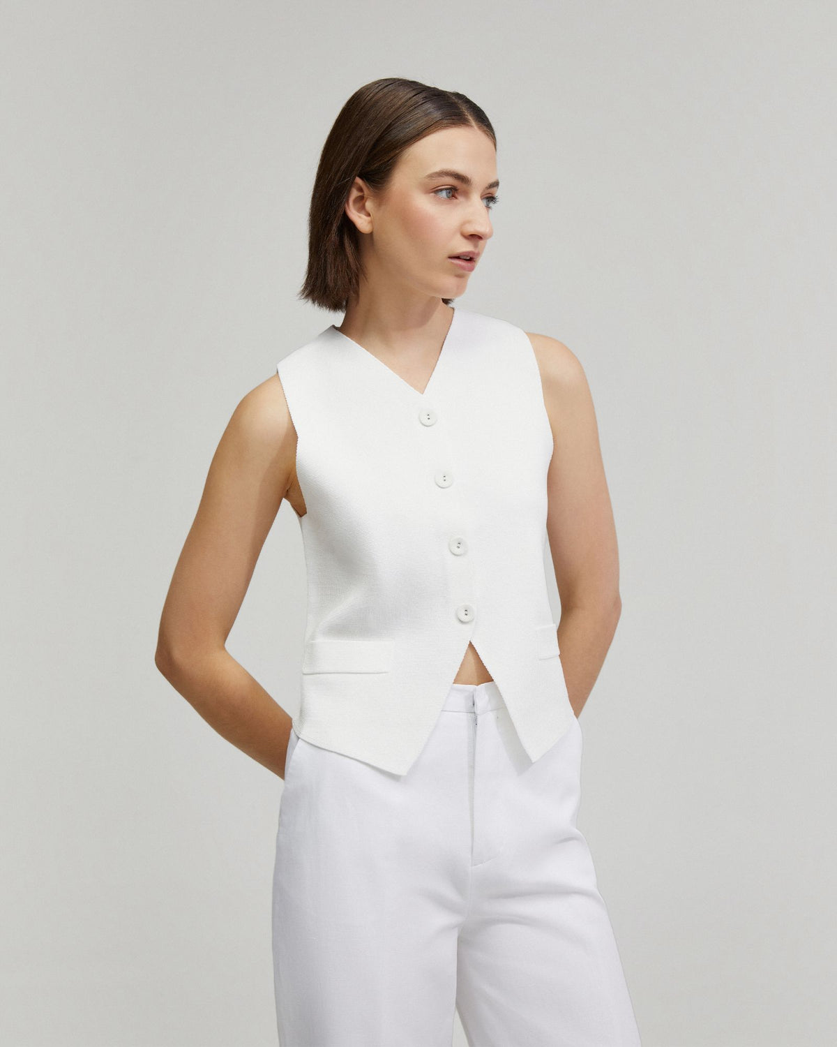 Leni Knit Waistcoat WOMENS KNITWEAR