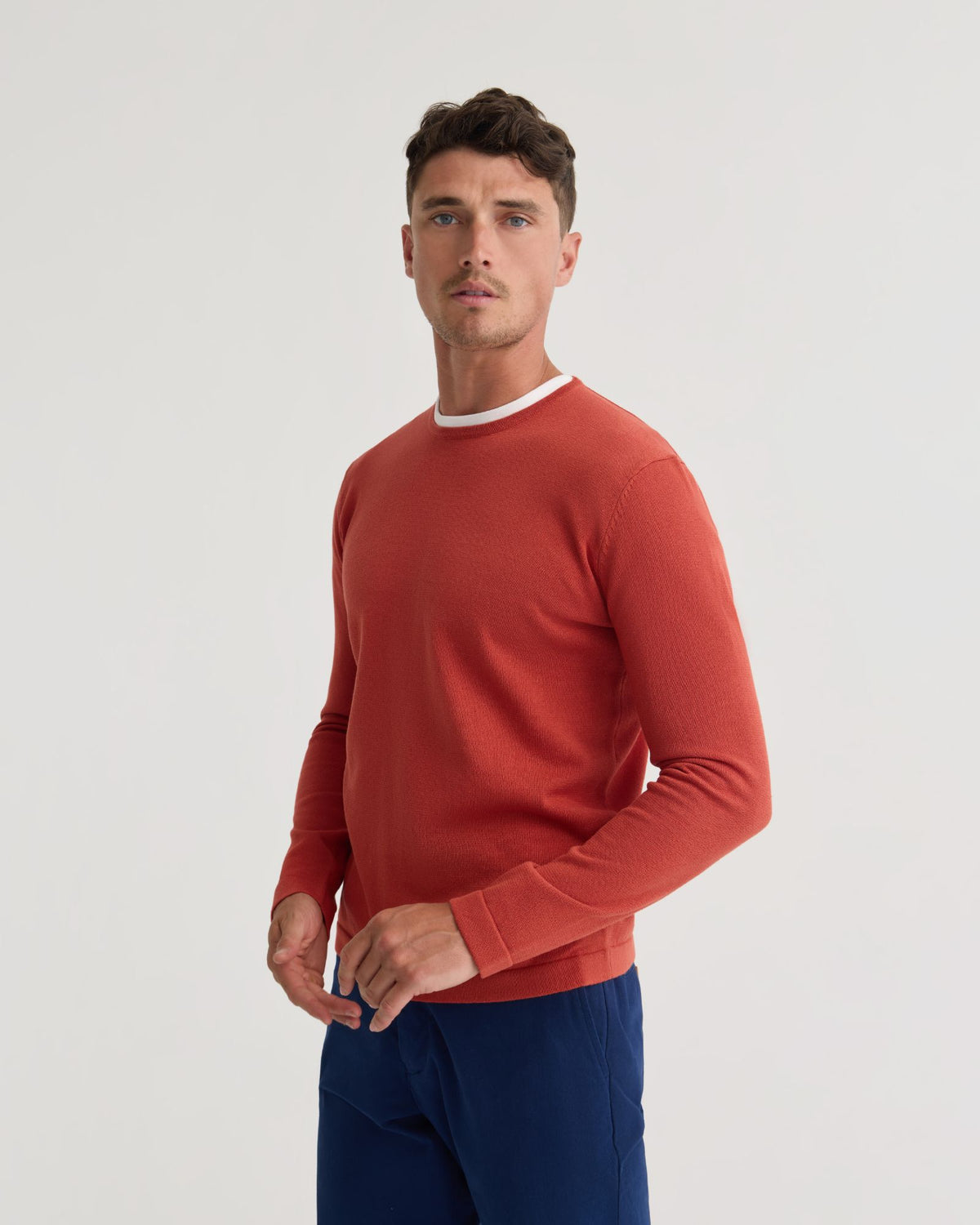 Nico Cotton Crew Neck MENS KNITWEAR