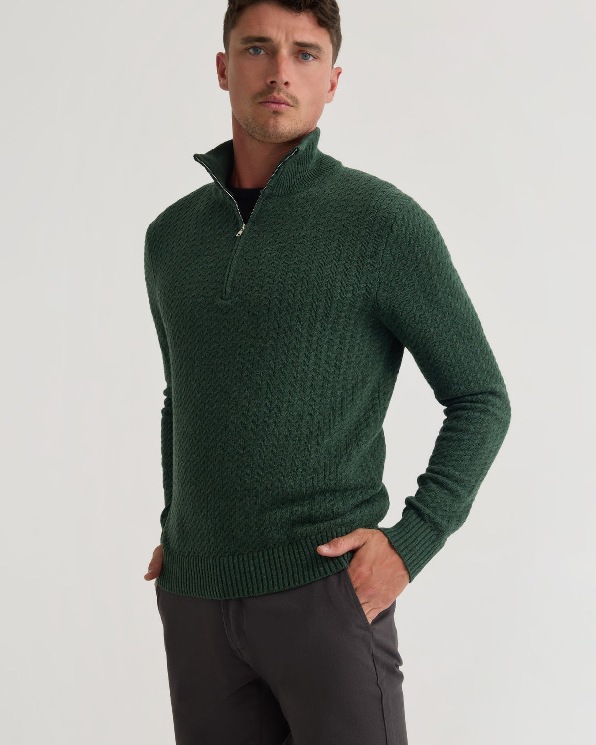 Brixton Cable Knit MENS KNITWEAR