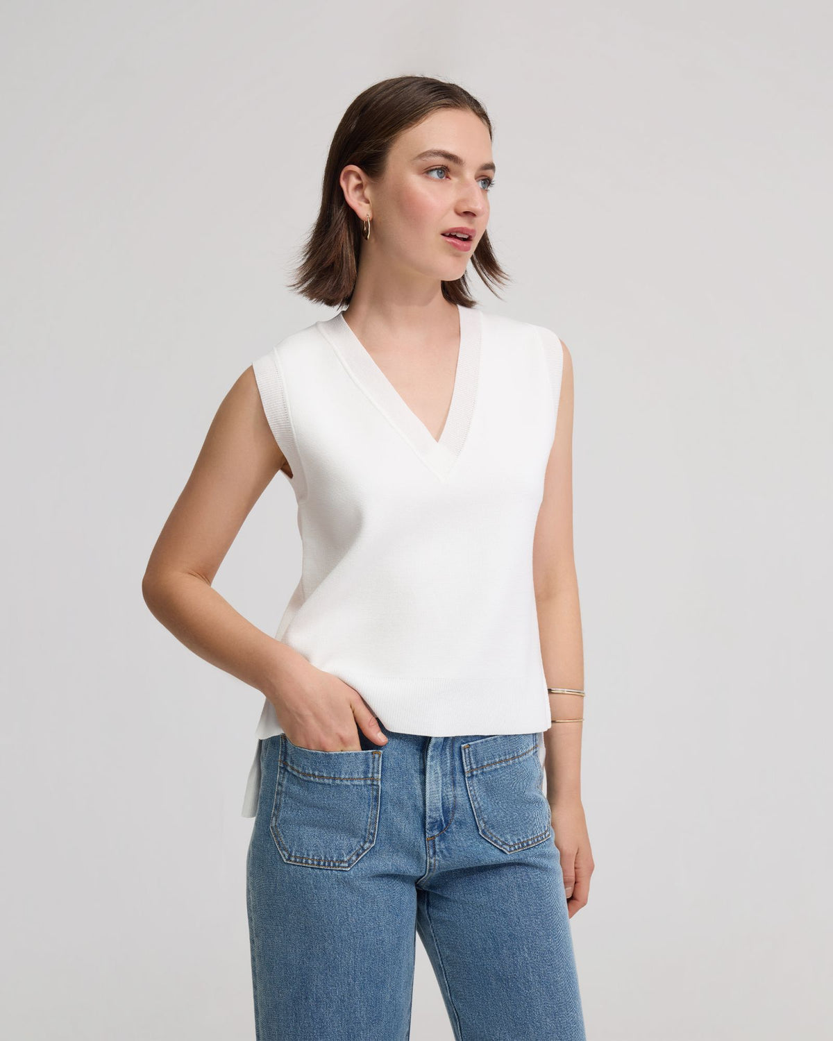 Luna Knitted Vest WOMENS KNITWEAR