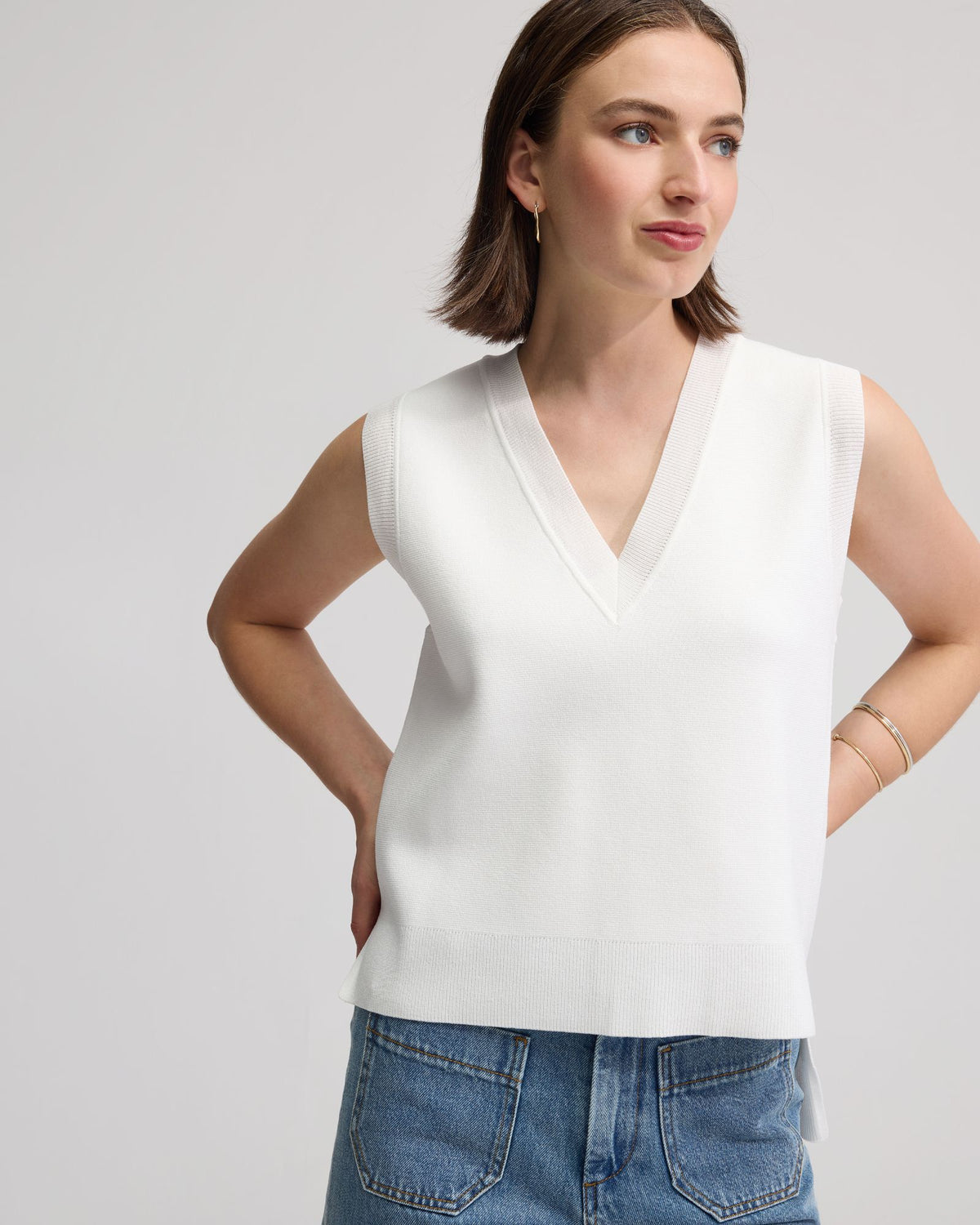 Luna Knitted Vest WOMENS KNITWEAR