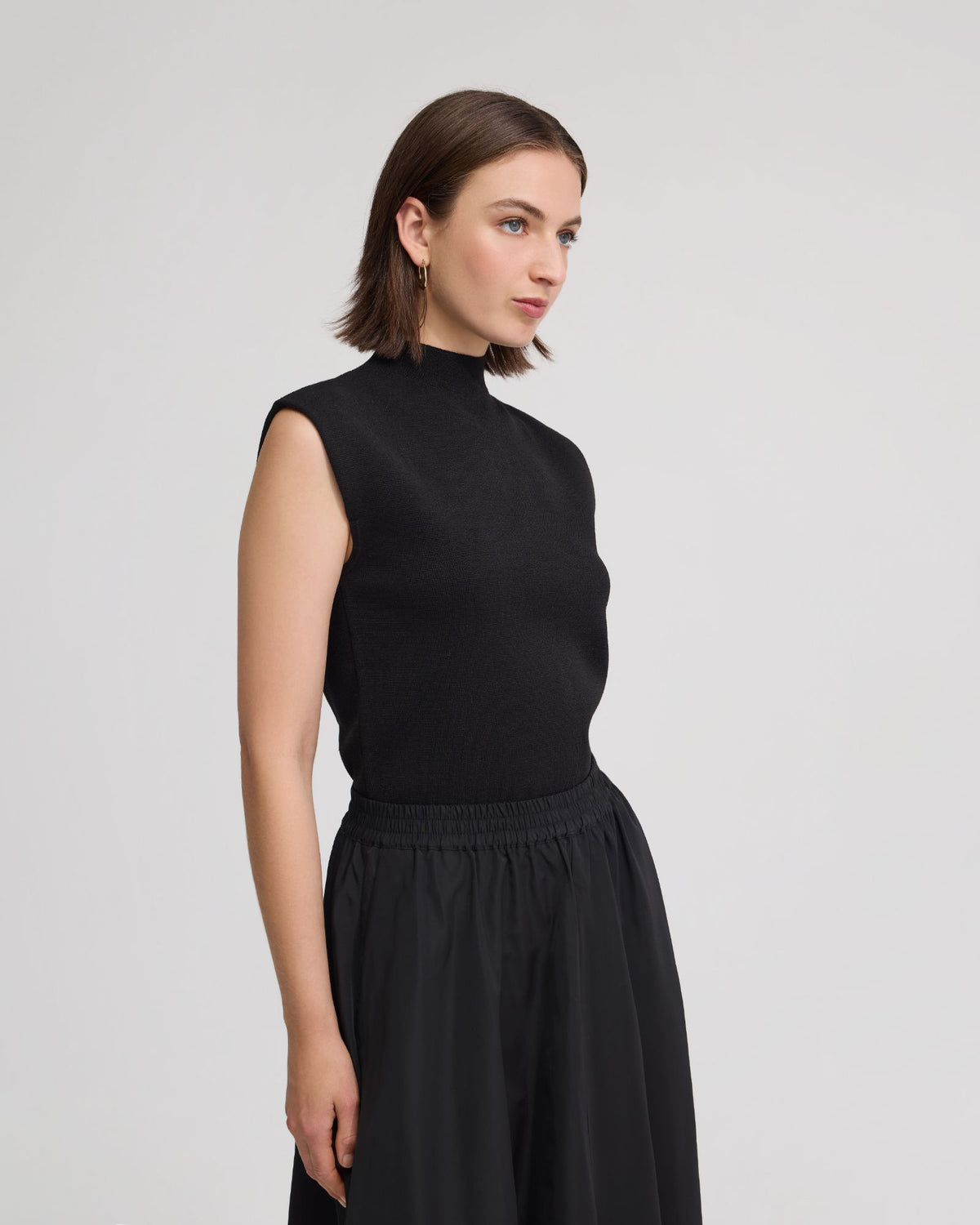 Pepper Knitted Funnel Collar Top WOMENS KNITWEAR