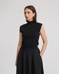 Pepper Knitted Funnel Collar Top WOMENS KNITWEAR