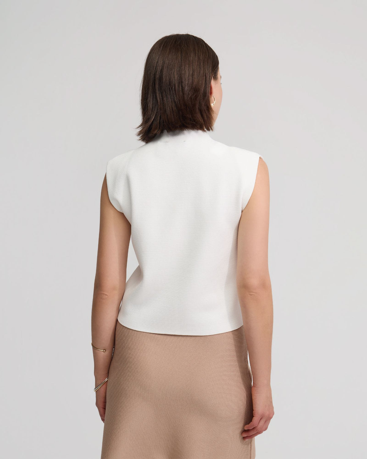 Pepper Knitted Funnel Collar Top WOMENS KNITWEAR