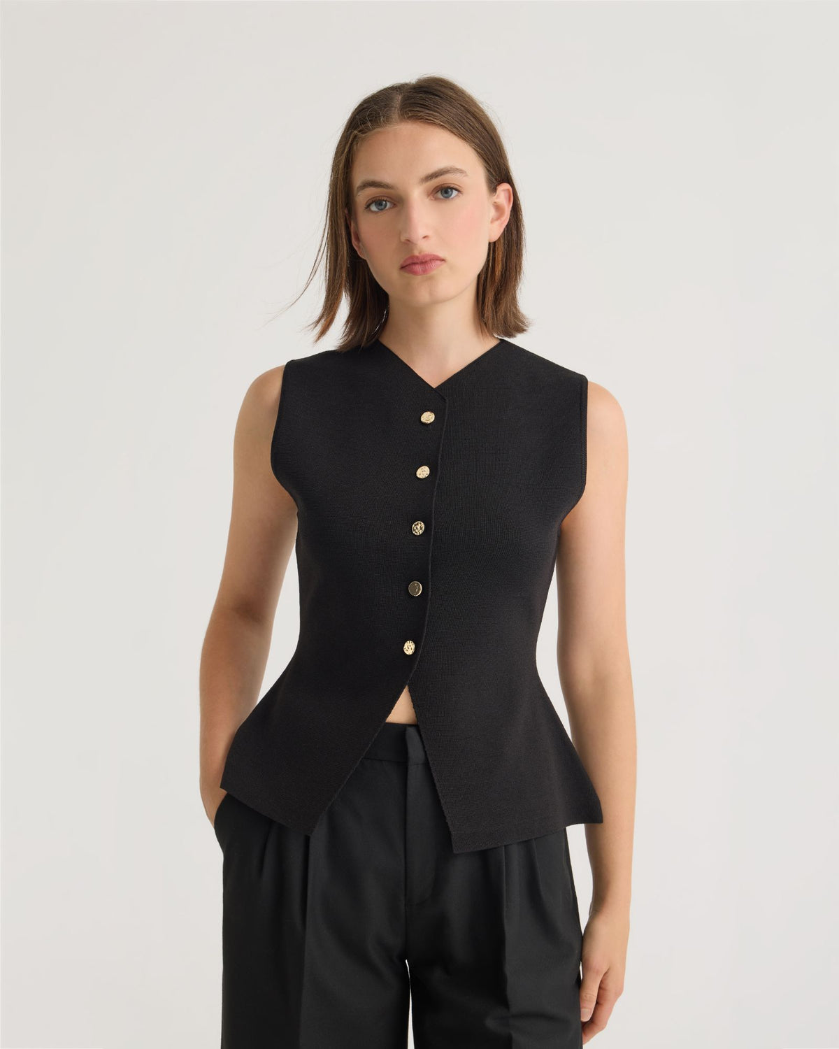 Sofia Knitted Waistcoat WOMENS KNITWEAR