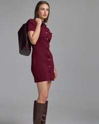 Olive Knitted Mini Dress WOMENS DRESSES