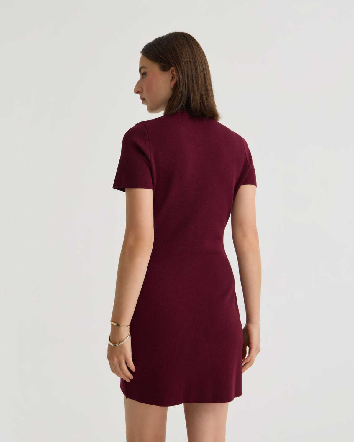 Olive Knitted Mini Dress WOMENS DRESSES