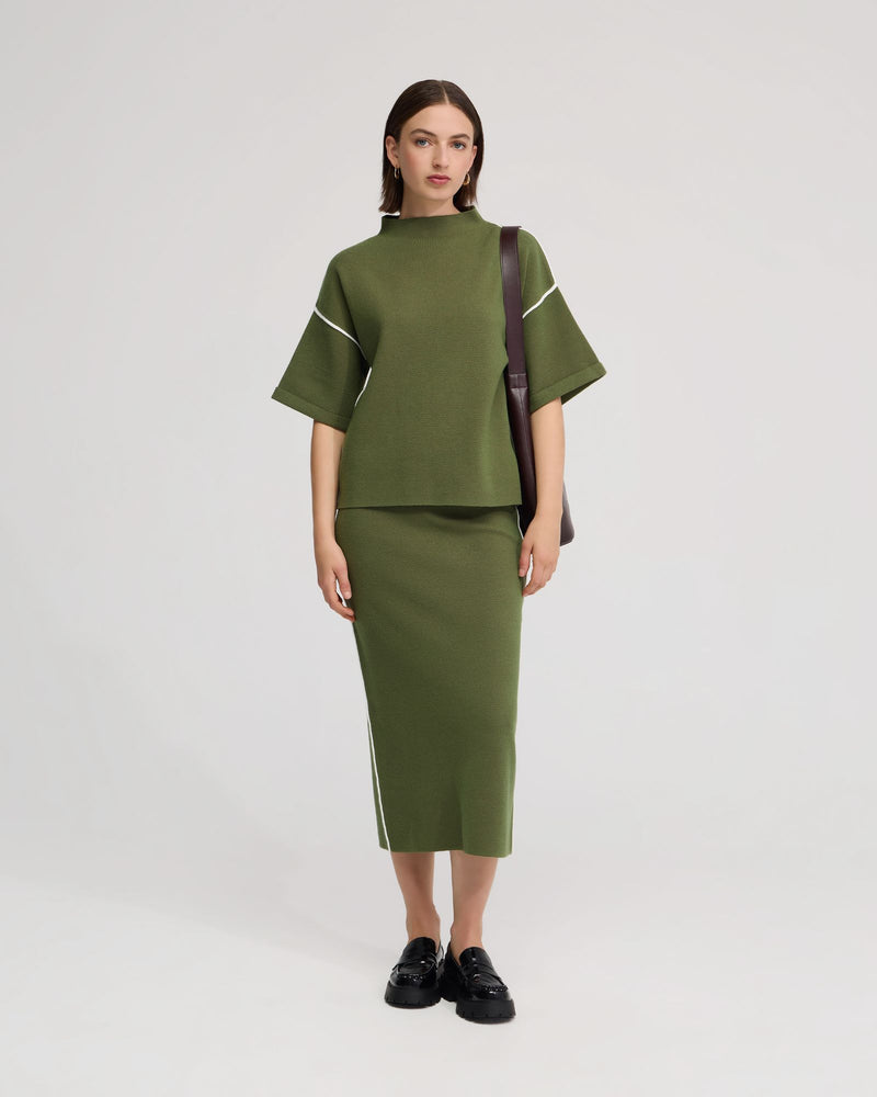 Kelly Piping Knit WOMENS KNITWEAR