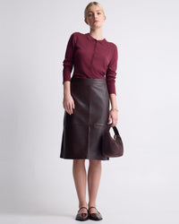 Edwina Silk Blend Polo Collar Knit WOMENS KNITWEAR