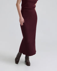 Belle Rib Knitted Skirt WOMENS SKIRTS
