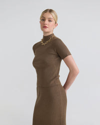 Dawn Knitted Rib Top WOMENS KNITWEAR