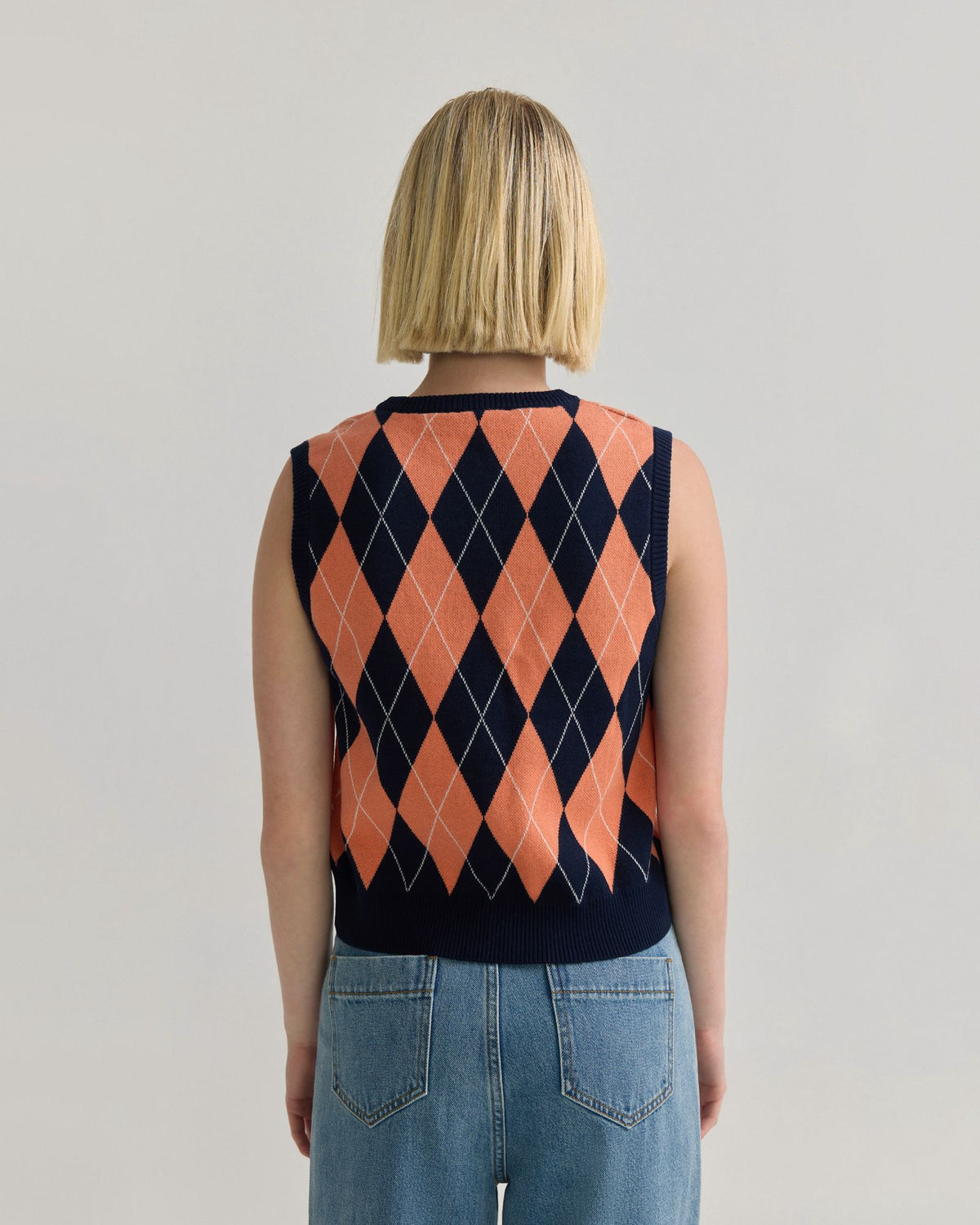 Lanie Argyle Vest WOMENS KNITWEAR