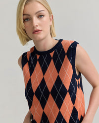 Lanie Argyle Vest WOMENS KNITWEAR
