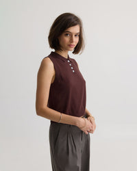 Suki Cashmere Blend Polo - Available ~ 1-2 weeks WOMENS KNITWEAR
