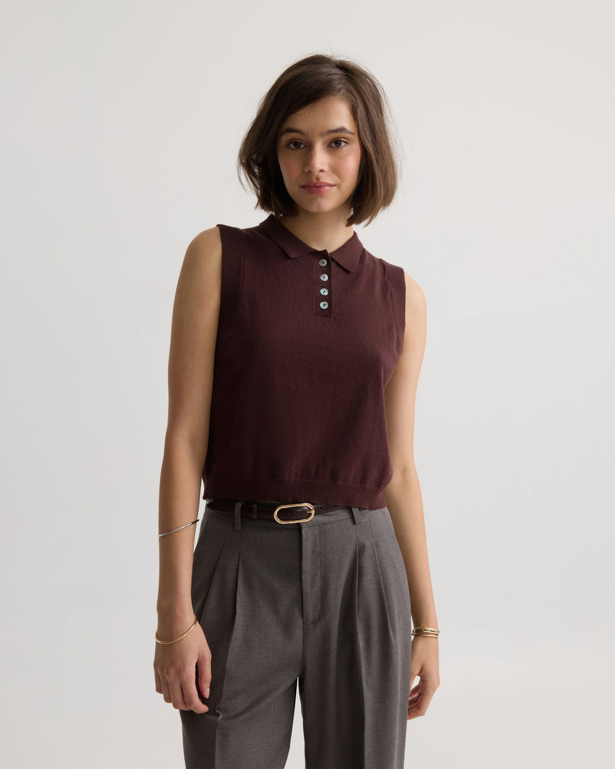 Suki Cashmere Blend Polo - Available ~ 1-2 weeks WOMENS KNITWEAR