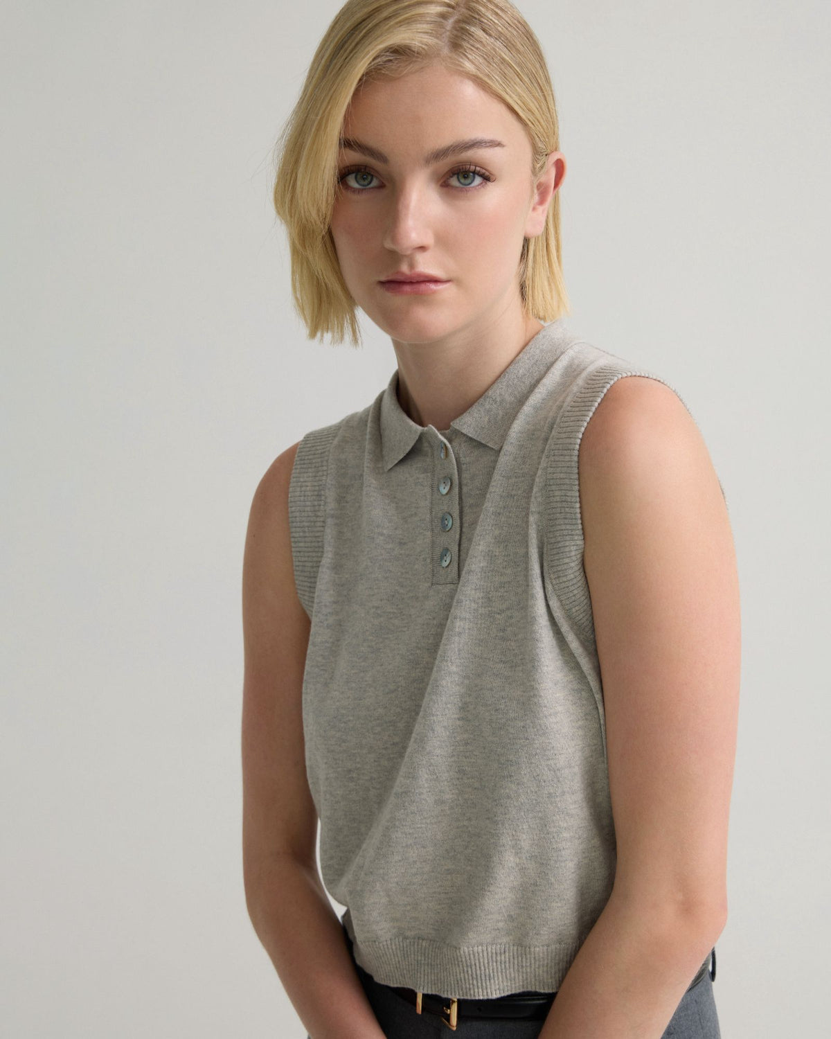 Suki Cashmere Blend Polo WOMENS KNITWEAR