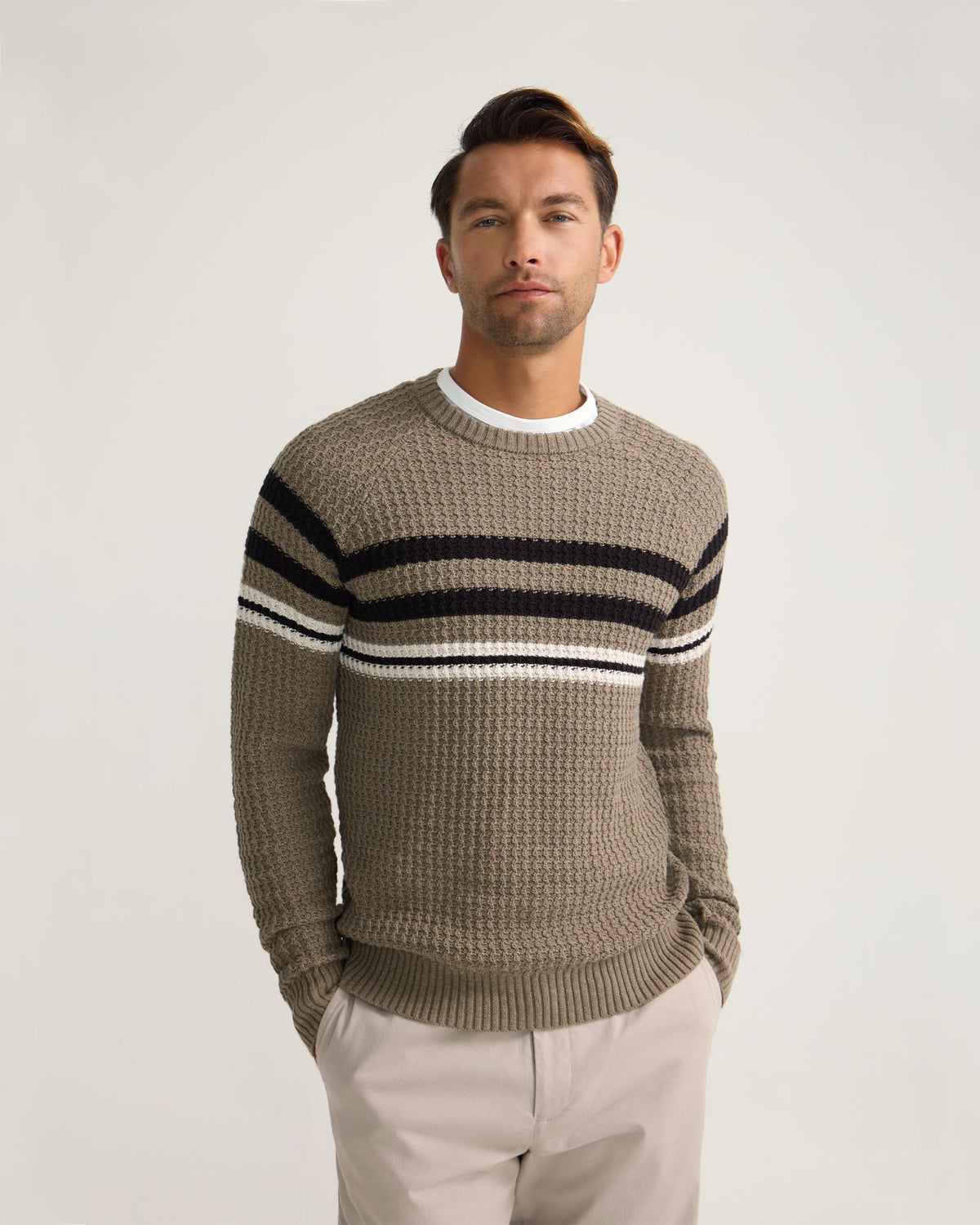 Benji Stripe Knit MENS KNITWEAR