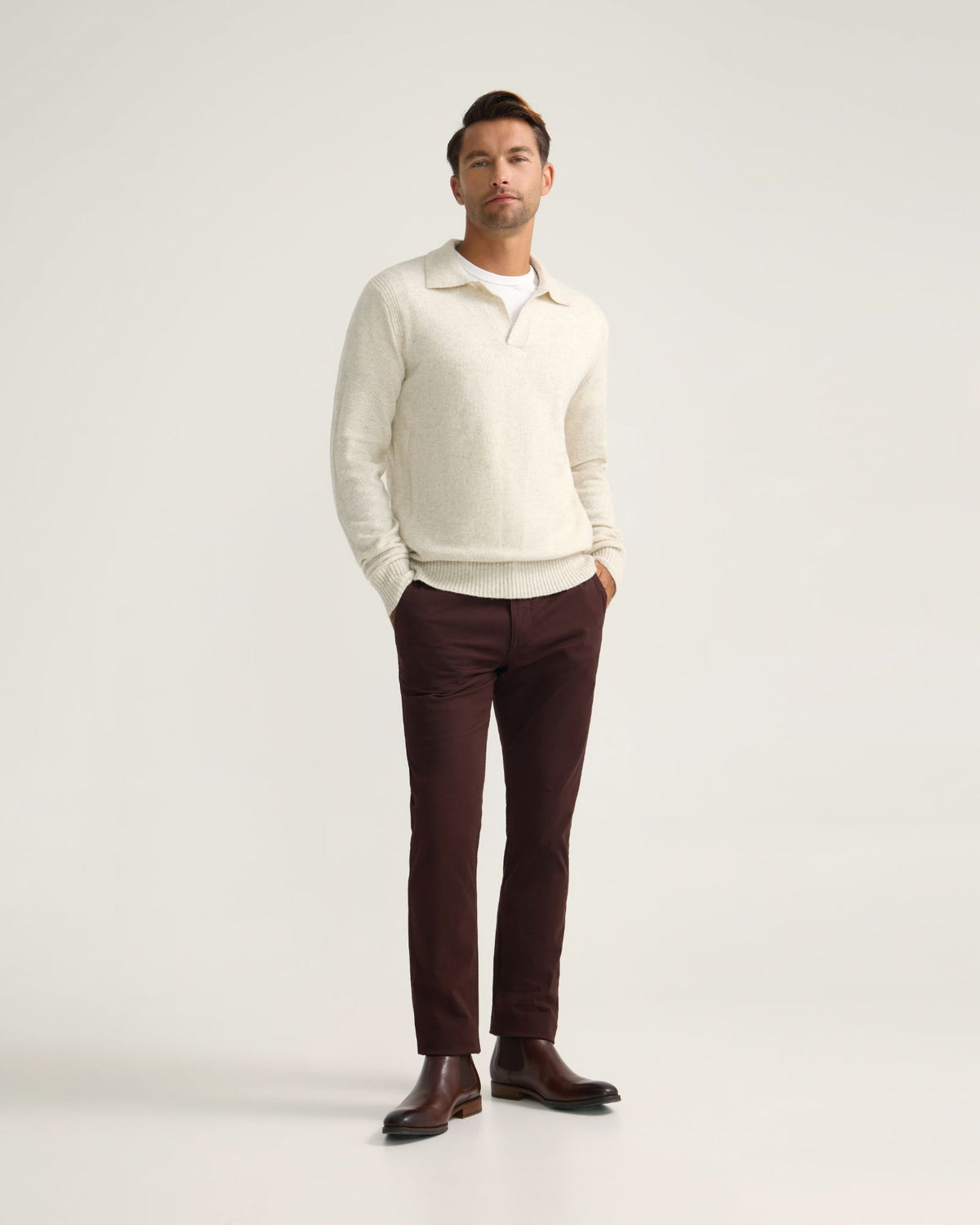 Rocco Polo Collar Wool Knit MENS KNITWEAR