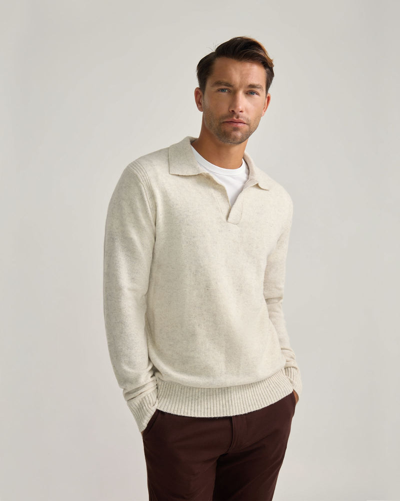 Rocco Polo Collar Wool Knit MENS KNITWEAR