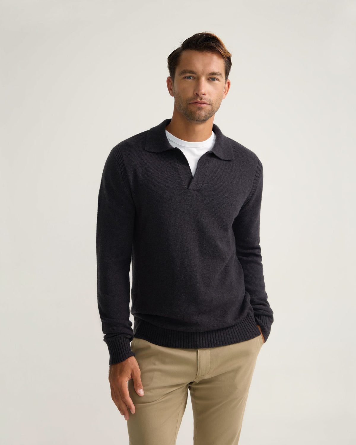 Rocco Polo Collar Wool Knit MENS KNITWEAR