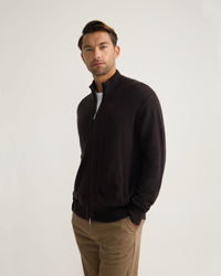 Frankie Zip Up Cardigan MENS KNITWEAR
