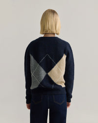 Chelsea Argyle Knit WOMENS KNITWEAR